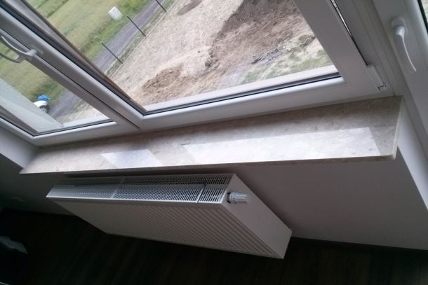 Підвіконня з Агломармуру, Підвіконня в інтер'єрі